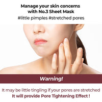 Thumbnail for numbuzin No.3 Sheet Mask | Tingle-Pore Softening Sheet Mask | Pore Minimizing, Skin Softening Face Mask with Bifidax | Hydrates, Smooths Rough, Bumpy Skin, Improves Glow | Korean Skincare | 4 Sheets
