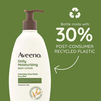 Thumbnail for Aveeno Daily Moisturizing Body Lotion for Dry Skin with Prebiotic Oat, Fragrance & Paraben Free, Non-Greasy, Non-Comedogenic, for Sensitive Skin & 48-Hour Moisturizer 18 Fl Oz