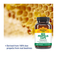 Thumbnail for Country Life - Pure Bee Propolis Caps, 500 mg - 100 Vegetarian Capsules