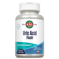 Thumbnail for KAL Uric Acid Flush, Joint Health Supplement with Tart Cherry Extract, Celery Seed and Turmeric Extract, Joint Comfort and Mobility Support, Lab Verified, 60-Day Guarantee, 30 Servings, 60 VegCaps