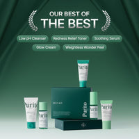 Thumbnail for PURITO SEOUL Best Kit - Skincare Routine with Panthenol Cleanser & Cream, Unscented Centella Serum & Toner, For All Skin Types, Gift Set, For Face, Facial Serum, K-Beauty, 3.52 fl. oz.