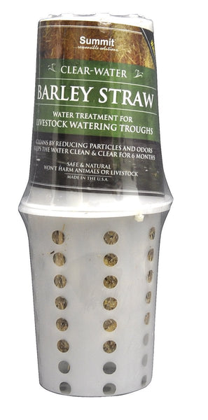 Summit 131 Clear-Water Barley Straw for Livestock Watering Troughs, Treats up to 1000-Gallons, 0.5 lbs