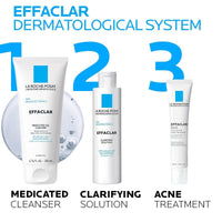 Thumbnail for La Roche-Posay Effaclar Medicated Gel Cleanser, 2% Salicylic Acid Cleanser + LHA + Glycerin, Foaming Acne Face Wash, Helps Clear & Prevent Acne Breakouts, Oil Free, Targets Excess Oil