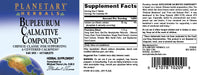 Thumbnail for Planetary Herbals Bupleurum Calmative Compound Tablets, 60 Count