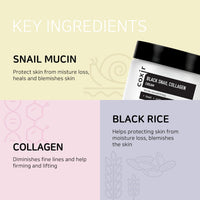 Thumbnail for coxir BLACK SNAIL GIFT SET | Birthday Gifts | Foam Cleanser+Serum+Cream | Black Rice, Snail Mucin, Collagen, Peptide | Firming, Moisturizing, Repairing, Korean Skin Care