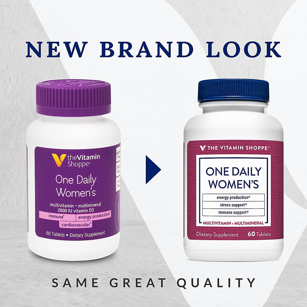 The Vitamin Shoppe Men's Multivitamin - Complete Daily Multi with Essential Vitamins & Minerals for Men's Health (60 Tablets)