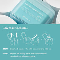 Thumbnail for (Only Refill) Mediheal Madecassoside Blemish Pad (100 ) - Cotton Facial Toner Pads for Anti Blemish to Improved Uneven Skin Tone - Vegan Gauze