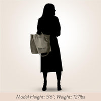 Thumbnail for Large Tote Bag for Women, Canvas Gift for Women, Inside Out Bag, Fashion Crossbody 16oz Cotton, Large Capacity Shoulder Tote