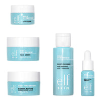 Thumbnail for e.l.f. SKIN Holy Hydration! Hydrated Ever After Skincare Mini Kit, Cleanser, Makeup Remover, Moisturiser & Eye Cream For Hydrating Skin, Airplane-Friendly Sizes