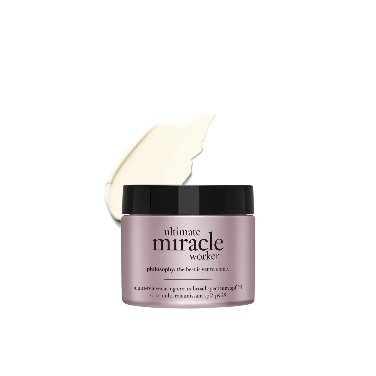 philosophy ultimate miracle worker multi-rejuvenating face moisturizer cream + spf 30 - with encapsulated retinol - delivers firmer, youthful looking & radiant skin without irritation - 2 fl oz