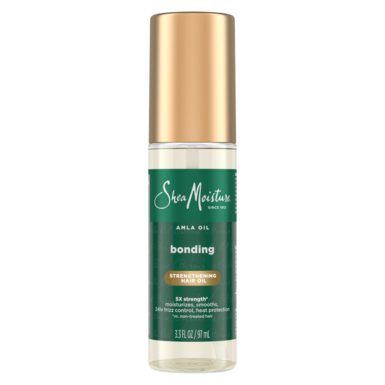 Shea Moisture Bonding Oil Amla Oil To Protect, Strengthen And Smooth Hair With Amla Oil And Fair-Trade Shea Butter With 5X Strength And 24-Hour Frizz & Humidity Control 3.3 Fl Oz