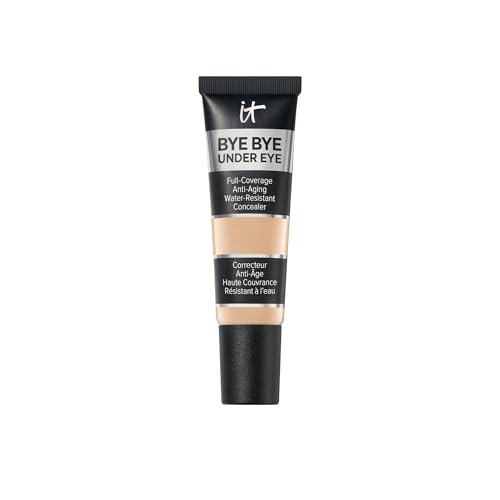 Image 23 of 14.5 Light Buff - for neutral undertones / 0.4 Fl Oz (Pack of 1) for the product IT Cosmetics Bye Bye Under Eye Anti-Aging Full Coverage Concealer