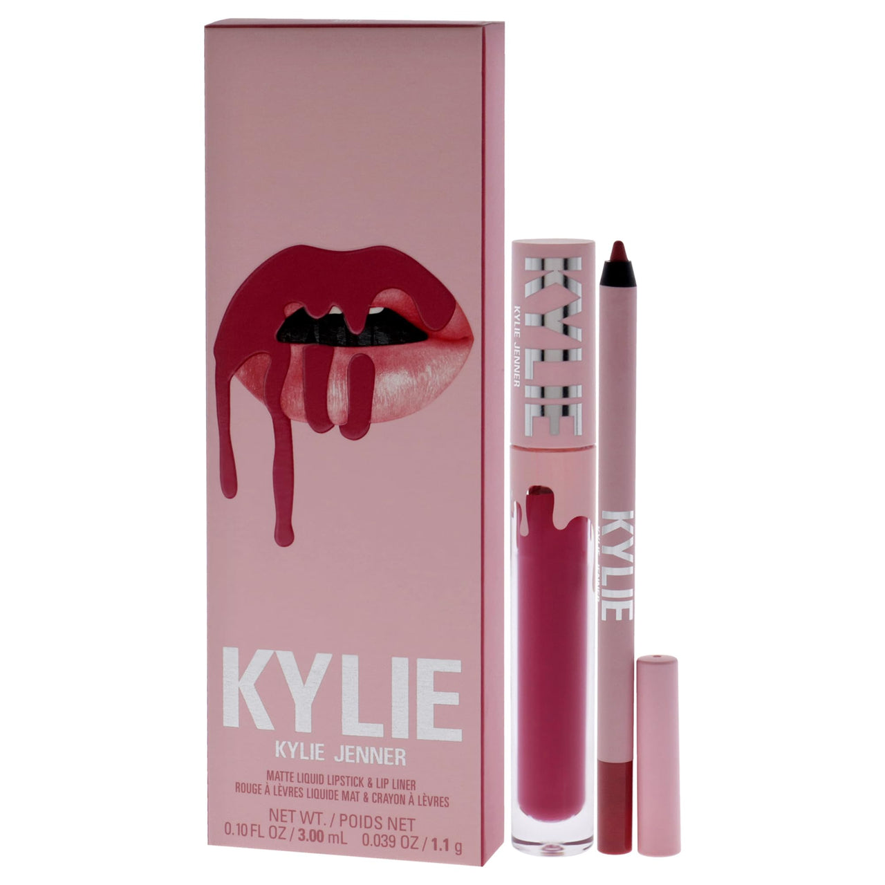 Matte Lip Kit - 102 Extraordinary by Kylie Cosmetics for Women - 2 Pc 0.10 oz Matte Liquid Lipstick, 0.03 oz Lip Liner