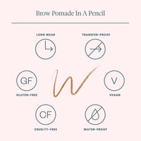 Thumbnail for WONDERSKIN Eyebrow Pencil - Sharpenable Brow Pencil For Natural Looking Brows, Brown Eye Makeup, Long Lasting Eyebrow Pomade (Blonde)