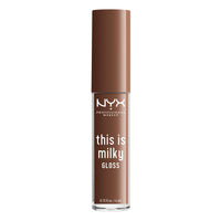 Thumbnail for NYX PROFESSIONAL MAKEUP This Is Milky Gloss, Vegan Lip Gloss, 12 Hour Hydration - Milk The Coco (Chocolate Brown)