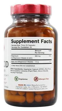Thumbnail for Olympian Labs SPO Malic Acid, 90 CT