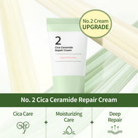 Thumbnail for numbuzin No.2 Cream | Cica Ceramide Repair Cream | Ceramide, Centella Asiatica | Hydrating, Calming, Strengthen Skin Barrier, Deep Repair, Recovery | All Skin Types | 2.02 fl. oz.