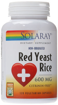 Thumbnail for Solaray, Red Yeast Rice 600mg, 120 Veggie Capsules