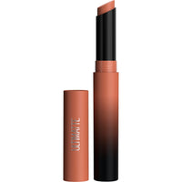 Thumbnail for Maybelline Color Sensational Ultimatte Matte Lipstick, Non-Drying, Intense Color Pigment, More Sepia, Mid-Tone Camel, 1 Count