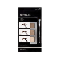 Thumbnail for COVERGIRL - Easy Breezy Brow Powder Kit, three shades brow definer, professional double-ended angled brush, effortless, 100% Cruelty-Free
