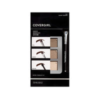 Thumbnail for COVERGIRL - Easy Breezy Brow Powder Kit, three shades brow definer, professional double-ended angled brush, effortless, 100% Cruelty-Free