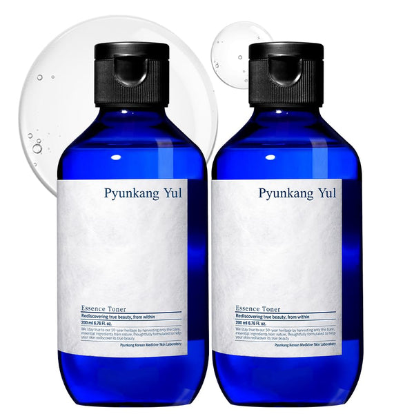 [PKY] Pyunkang Yul Essence Toner Bundle for Deep Hydration, Highly Concentrated Essence Facial Toner, Minimal Ingredients, Zero-Irritation, Korean Skincare (6.8 Fl. Oz, 200ml, 2pcs)