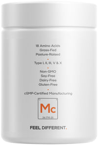 Thumbnail for Codeage Multi Collagen Peptides Protein Capsules, 5 Collagen Types, Grass-Fed & Hydrolyzed Bovine Collagen Pills Supplement, Ashwagandha, Amla Berry Vitamins, Collagen Peptides - 90 Capsules