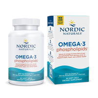 Thumbnail for Nordic Naturals Omega-3 Phospholipids, Unflavored - 60 Soft Gels - 500 mg Omega-3 & 350 mg Phospholipids - Heart & Brain Health - Small, Easy-to-Swallow Soft Gels - Non-GMO - 30 Servings
