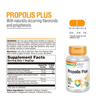 Thumbnail for SOLARAY Propolis Plus â€“ Immune Support Supplement, 90 VegCaps