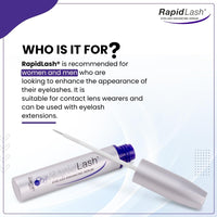 Thumbnail for RapidLash Eyelash Enhancing Serum with HEXATEIN 1 Complex – Lash Serum for Eyelashes Conditioning & Hydrating – Longer-Looking, Fuller and Thicker Appearing Lashes – 3 mL / 0.1 fl oz