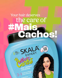 Thumbnail for 2 Pack SKALA Mais Cachos Hydrates Curls, Eliminates Frizz, For Curly Hair - 2 IN 1 Conditioning Treatment Cream and Cream To Comb 35.2oz New