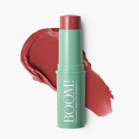 Thumbnail for Boomstick Rose Nude ® All-in-One Cream Blush for Cheeks, Eyes & Lips, Long-Wearing, Blendable Makeup Blush Stick for Mature Skin, Cruelty-Free Lip Cheek Tint with Skincare Benefits