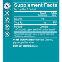 Thumbnail for The Vitamin Shoppe Pumpkin Seed Oil Cold-Pressed 1,000 (100 (100 Softgels)