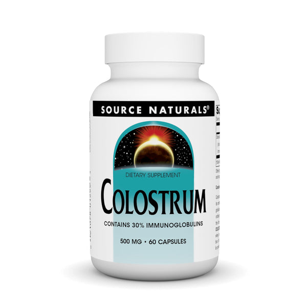 Source Naturals Colostrum Contains 30 Percent Immunoglobulins - 60 Capsules