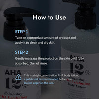 Thumbnail for V11FACTORY AHA 12% Glycolic Acid Body Lotion – Korean Exfoliating & Hydrating Body Cream with Hyaluronic Acid & Collagen – Unscented, Paraben-Free Skin Smoothing Moisturizer, 10.6 oz