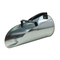 Thumbnail for FARM-TUFF Galvanized Livestock Feed Scoop, 2qt Capacity - Metal Grain & Seed Scoop with Enclosed Easy-Grip Handle, Flat Base & Rust-Resistant Design for Poultry, Birds & Small Animals