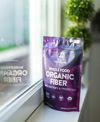 Thumbnail for MRM Whole Food Organic Fiber with Enzymes & Prebiotics - Organic High Fiber Powder Supplement for Daily Digestive Support, Soluble & Insoluble Dietary Fiber, Prebiotic Blend, 6 g Fiber - 32 Servings