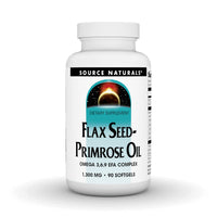 Thumbnail for Source Naturals Flax Seed-Primrose Oil, Omega 3,6,9 EFA Complex, 1300mg - 90 Softgels