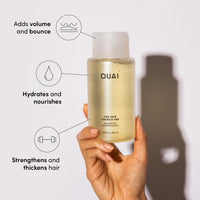 Thumbnail for OUAI Fine Shampoo and Conditioner Set - Sulfate Free Shampoo and Conditioner for Women & Men - Made with Keratin, Marshmallow Root, Shea Butter & Avocado Oil - Free of Parabens & Phthalates (10 Fl Oz)