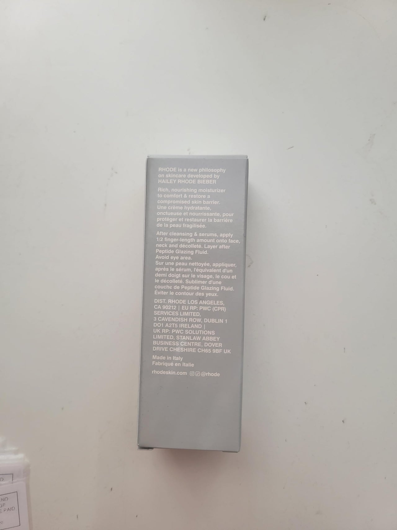 Rhode Barrier Restore Cream, Facial Moisturizer
