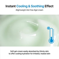 Thumbnail for celimax The Real Cica Soothing Cream | with Fresh Cica Extract, Oil Free, Hydrating, Moisturizing, Calming, Dry Oily Combination Sensitive Skin, Korean Skincare, Lightweight Gel Cream, 50ml