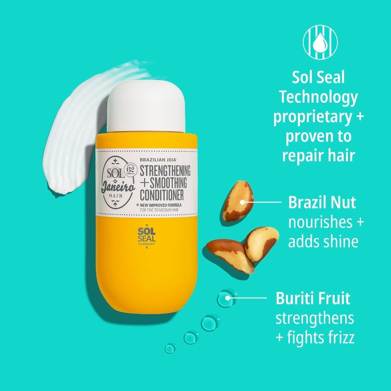 Sol de Janeiro Brazilian Joia Strengthening + Smoothing Conditioner 90mL/3.0 fl oz