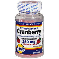 Thumbnail for Basic Vitamins Cranberry 250 mg Herbal Extract Capsules - 60 ct, Pack of 2