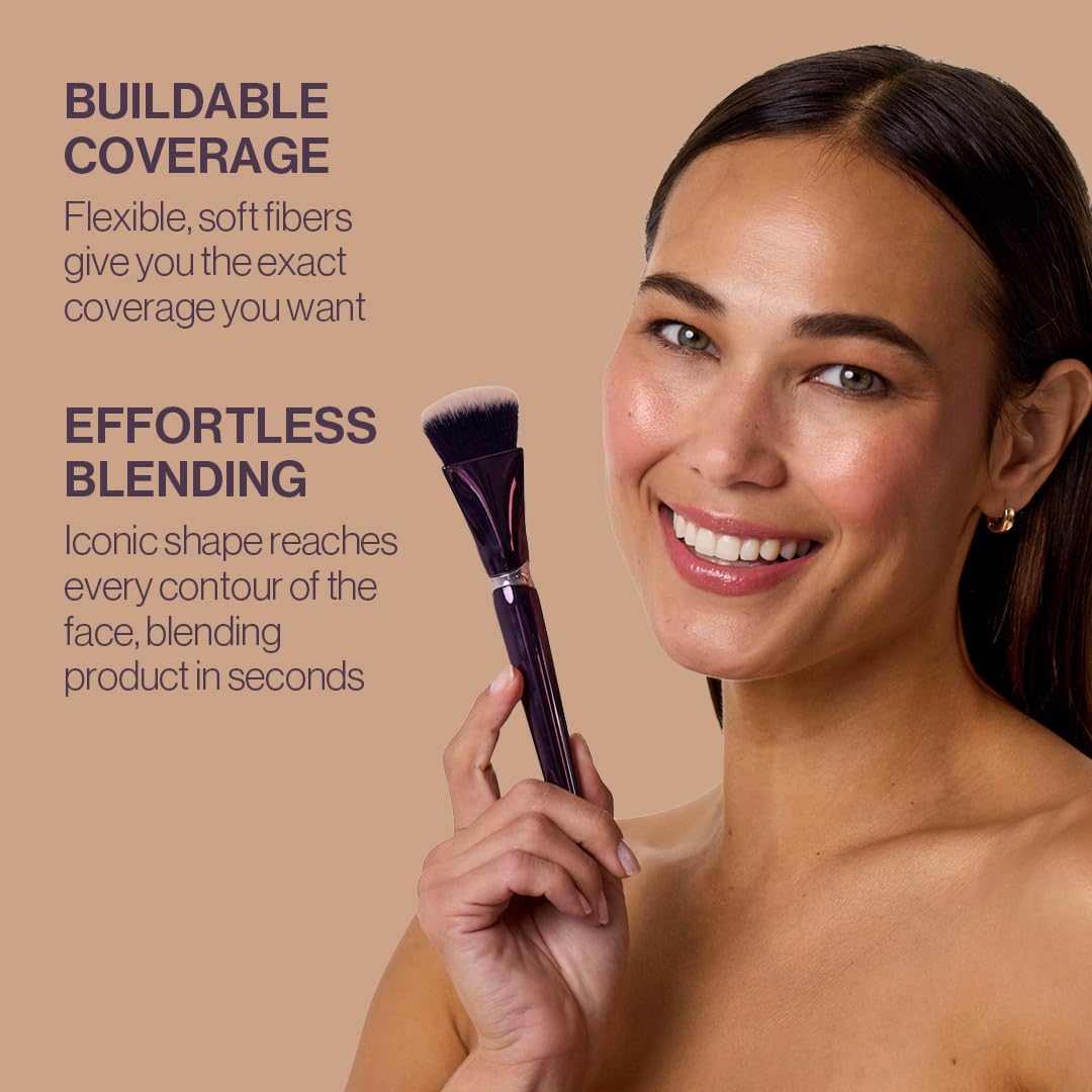 Anisa Beauty Pinnacle Foundation Brush | Professional Makeup Brush for Seamless Foundation Application | Soft, Vegan Fibers for Flawless Blending | Ideal for Liquid, Cream, and Powder Formulas