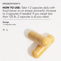 Thumbnail for CLEARSTEM - MINDBODYSKIN Hormonal Acne Supplement (No 5-HTP) - Natural DIM Supplement - Skin Care Vitamins - Hormone Balance, Antioxidants - Vegan, Gluten Free, Cruelty Free - 30 Servings, 90 Capsules