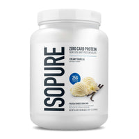 Thumbnail for Isopure Zero Carb 100% Pure Whey Isolate Protein Powder, Lactose Free, Gluten Free, with Vitamins, Creamy Vanilla, 25g Protein Per Serving, 1 Lb, 15 Servings (Packaging May Vary)