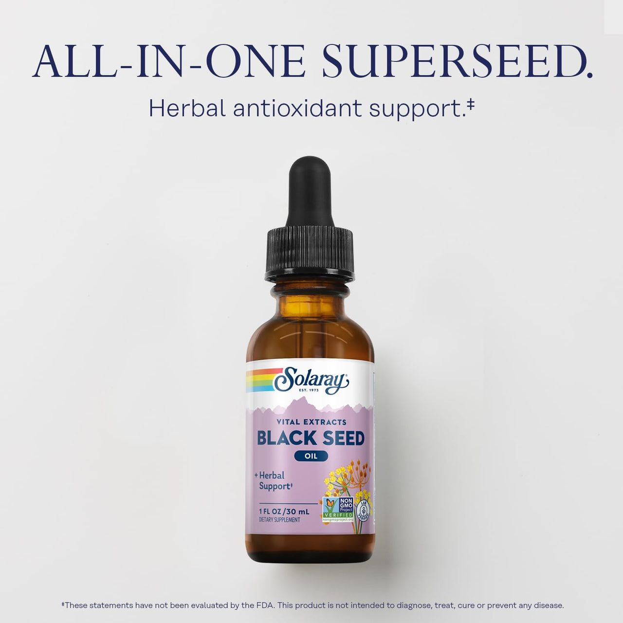 Solaray, Black Seed 7% Thymoquinone, 1 Fl Oz