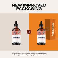 Thumbnail for Vimergy USDA Organic Ashwagandha Liquid Extract – 57 2mL (2 Droppers or 48-54 Drops) Servings (220mg Extract per Serving). Stress Adaptogen, Cognitive & Sleep Support. Alcohol-Free, Non-GMO (115 mL)