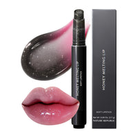 Thumbnail for Nature Republic HONEY MELTING LIP GLITTER & PLUMPING (16 MIDNIGHT SPARKLE) SOFT LIP STICK Moisturizing Gloss, Volumizing formula, Color changing Sheer tint, Shine Glimmer Finish