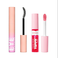 Thumbnail for COVERGIRL Clean Fresh Yummy Gloss - My Strawbooty + Eye Enhancer, Intense Black, 3D Mascara